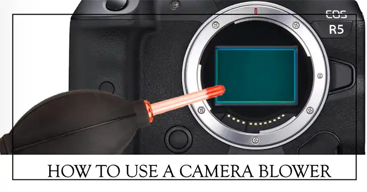 How to Use a Camera Blower